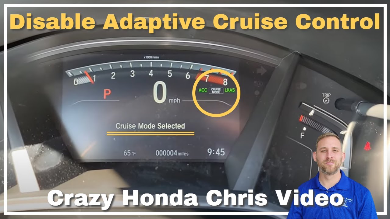 Can You Turn off Adaptive Cruise Control Honda