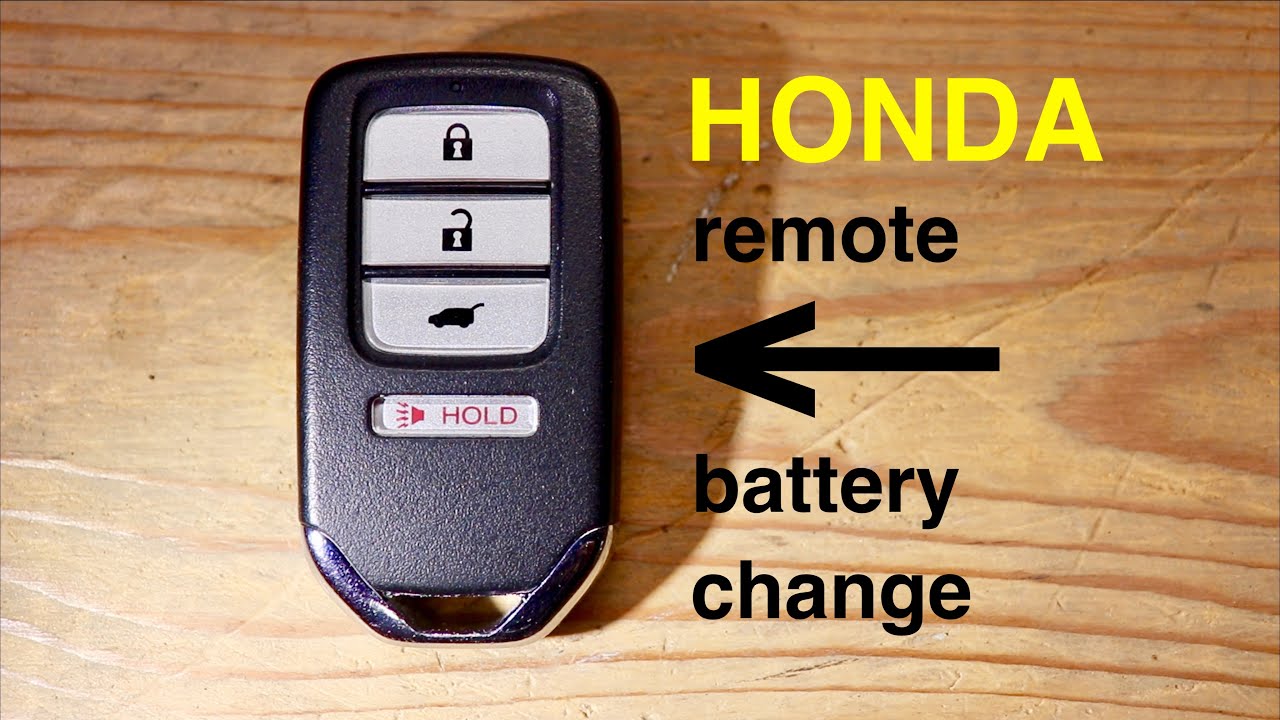 How Do You Change Battery in Honda Key Fob