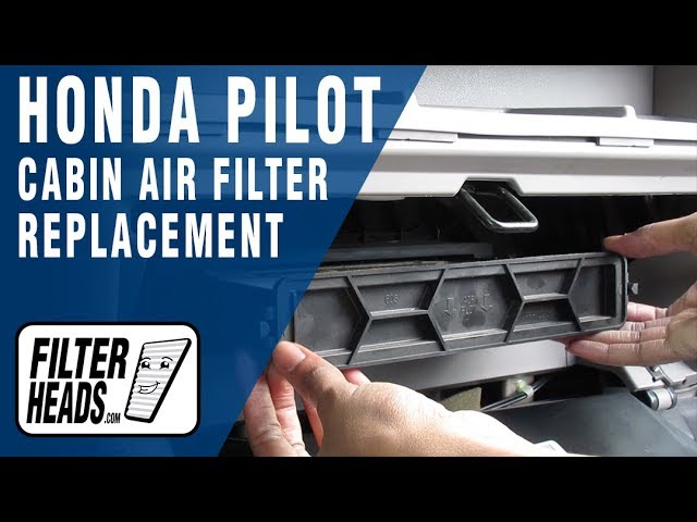 How to Change Cabin Air Filter Honda Pilot