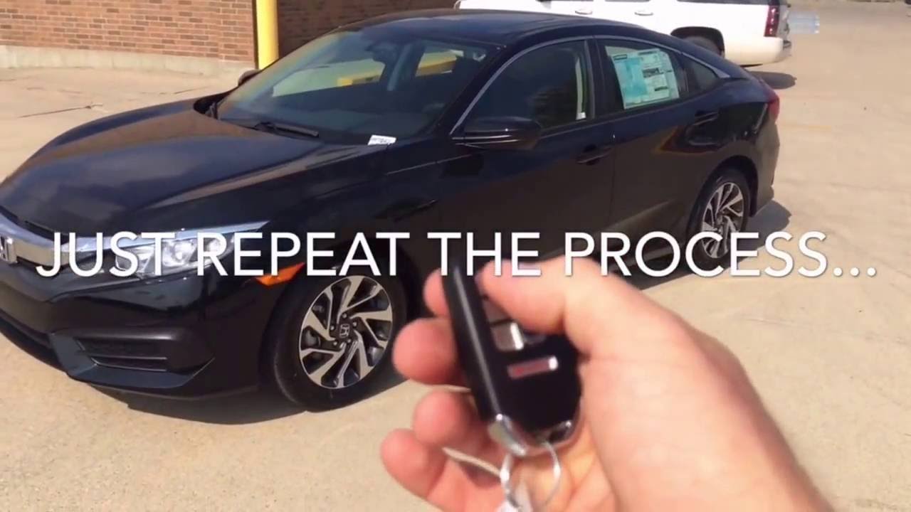 How to Remote Start 2016 Honda Civic