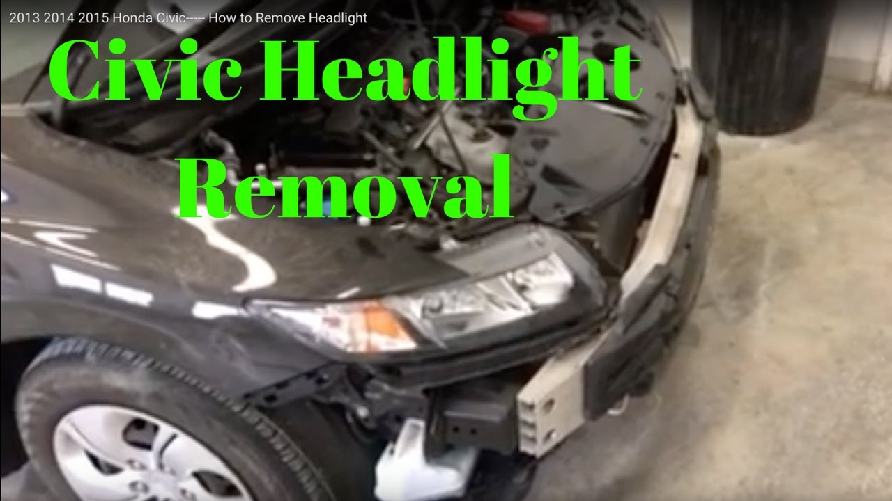 How to Replace Honda Civic Headlight