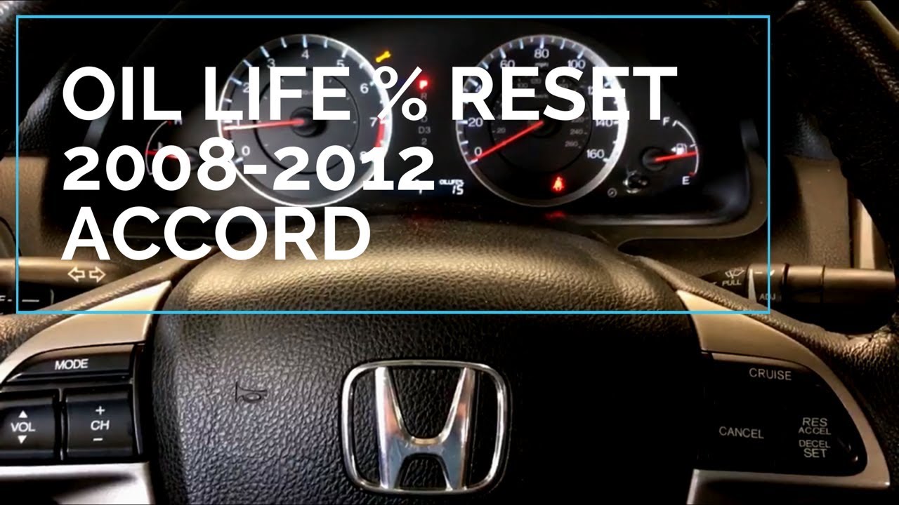 How to Reset 2011 Honda Accord Oil Light