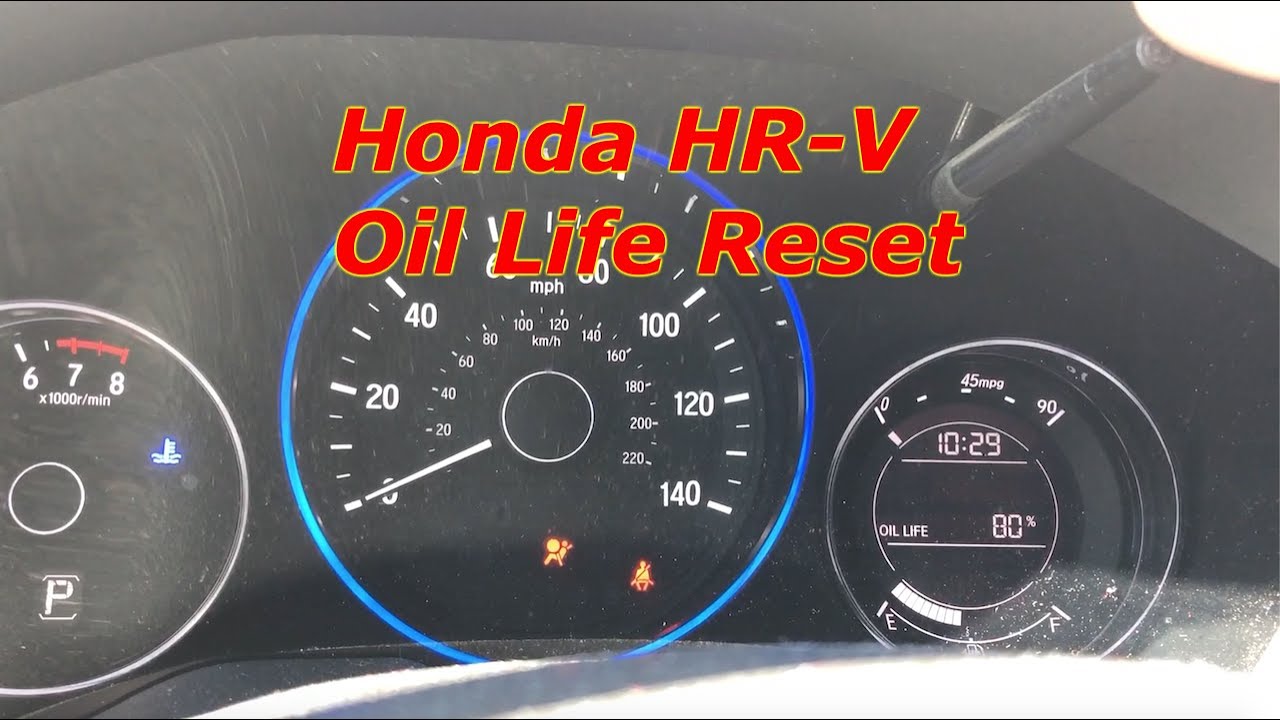 How to Reset Honda Hrv Oil Light