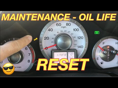 How to Reset Honda Pilot Oil Light