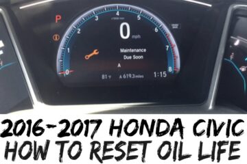 How to Reset Oil Life Honda Civic 2017
